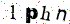 Please input the letter in the picture
